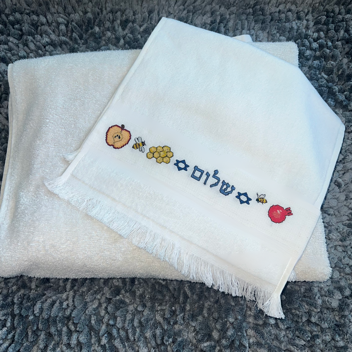 Hand Towel Cross-Stitch Patterns