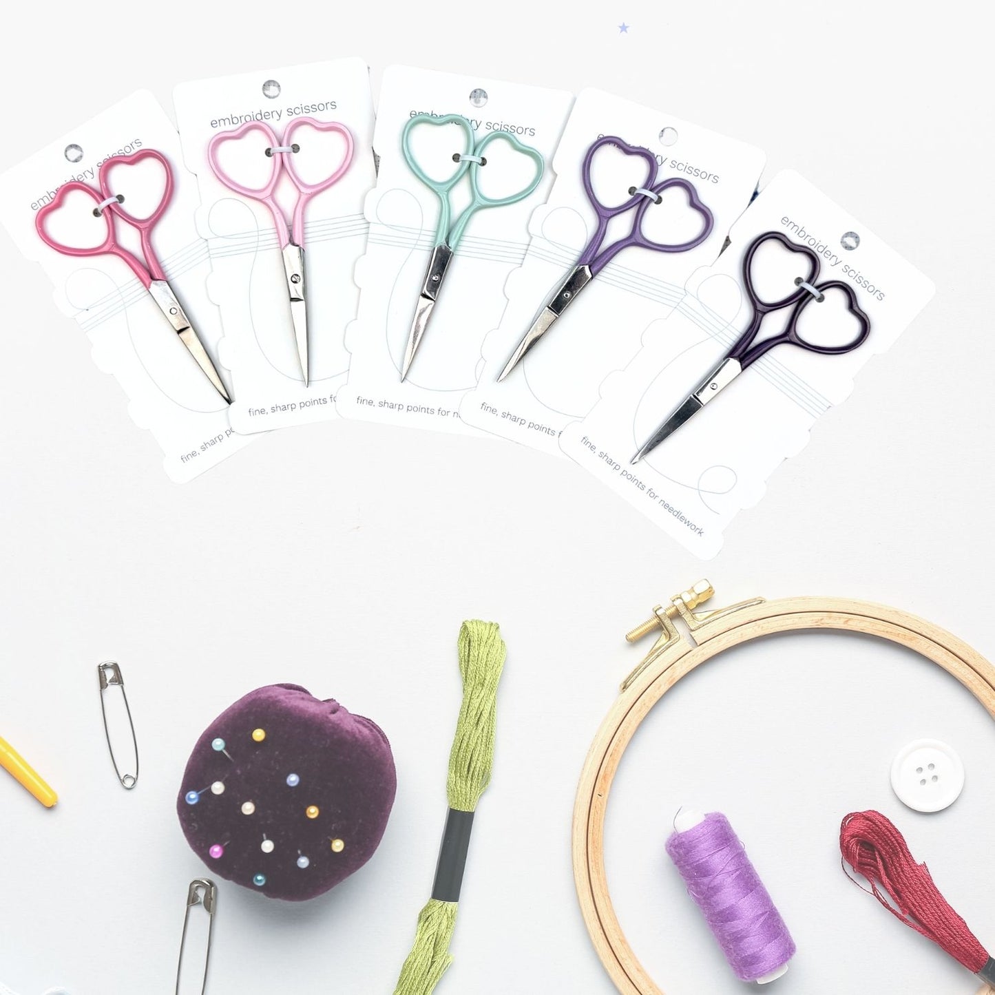 Heart Handle Embroidery Scissors
