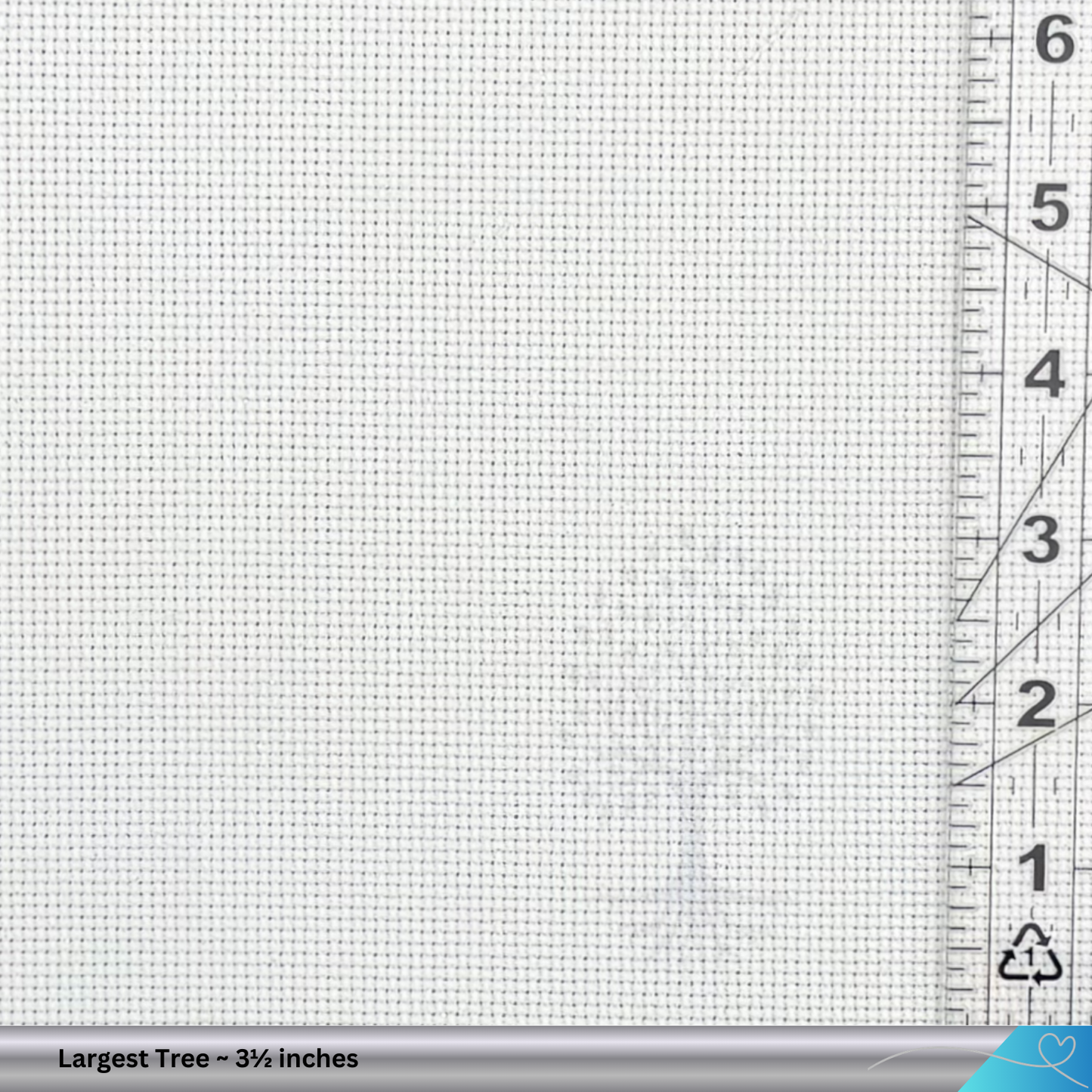 Tree of Life Glitter 14 count Aida Fabric