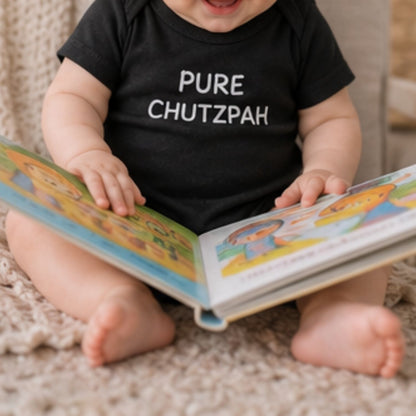 Pure Chutzpah Embroidered Baby Bodysuite