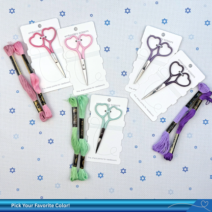 Heart Handle Needlecraft Scissors