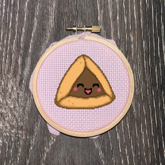 Chocolate Hamantaschen Cross-Stitch Pattern PDF Download