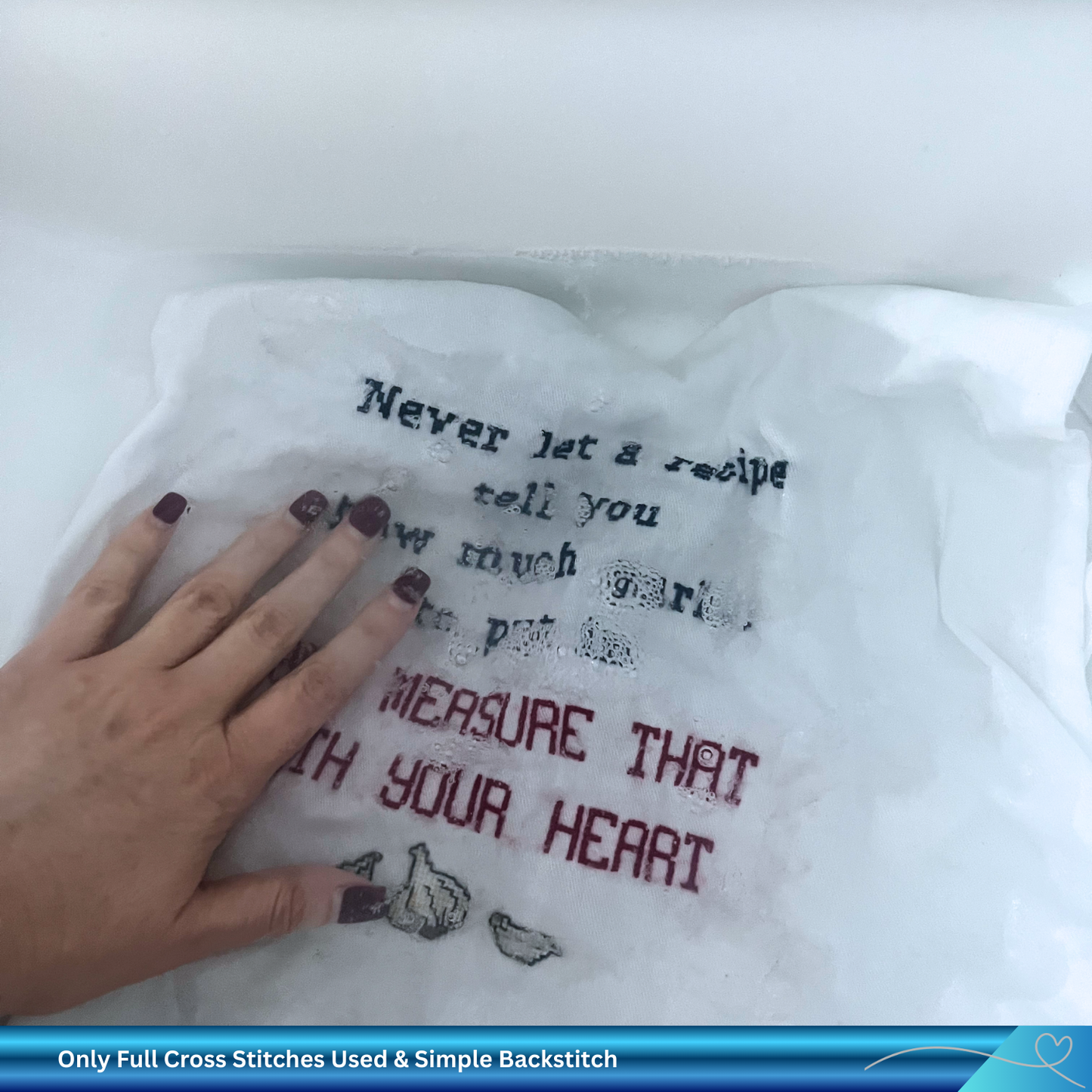 Foodie Apron Garlic Cross-Stitch Pattern Download