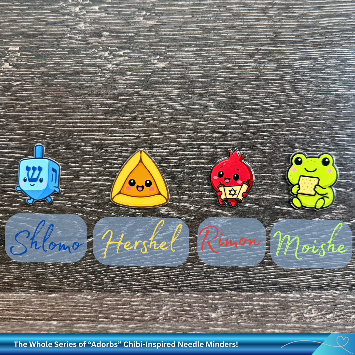 Moishe the Matzah Munching Frog – Passover Needle Minder / Magnetic Holder