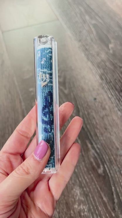 DIY Music Note Mezuzah Kit – Hand-Painted Jewish Needlecraft Project
